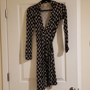 Diane von Furstenberg Silk Wrap Dress size 0P